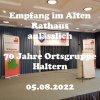 Empfang 70 Jahre Ortsgruppe 5.8.2022