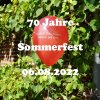 Sommerfest 70 Jahre Ortgruppe 06.08.2022